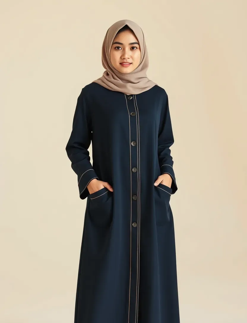 Aira Abaya Navy