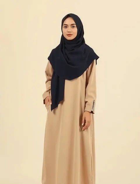 Laila Linen Abaya Sand